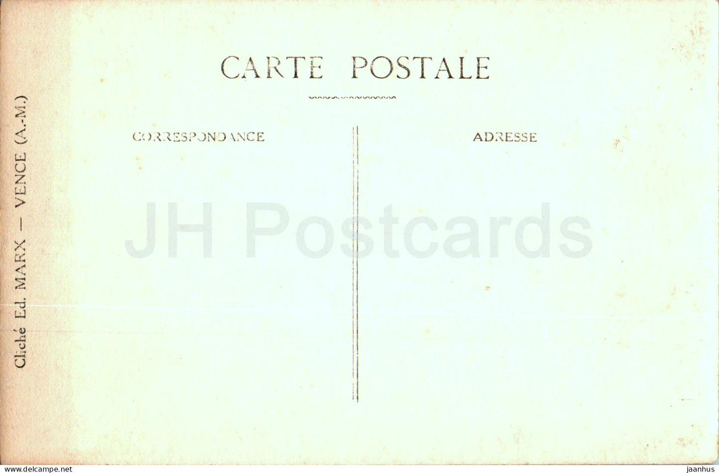 Vence - Straßen - 4 - Ed Marx - alte Postkarte - Frankreich - unbenutzt 