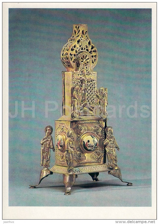 Ostensory - Copper Art in Russia - 1990 - Russia USSR - unused - JH Postcards