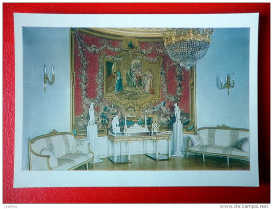 Great palace , Gobelin Study - Palace Museum in Pavlovsk - 1970 - Russia USSR - unused - JH Postcards