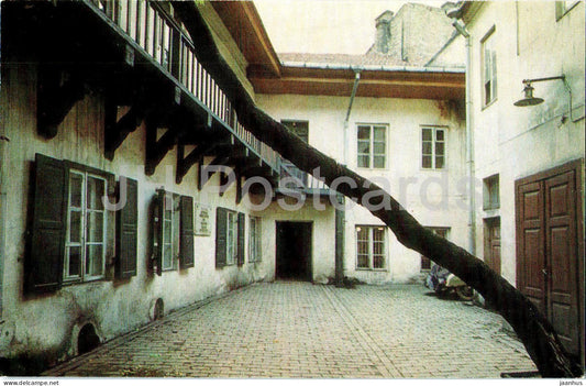 Vilnius - Pilies Lane - Coutyard of the house where Adam Mickiewicz lived - 1973 - Lithuania USSR - unused - JH Postcards
