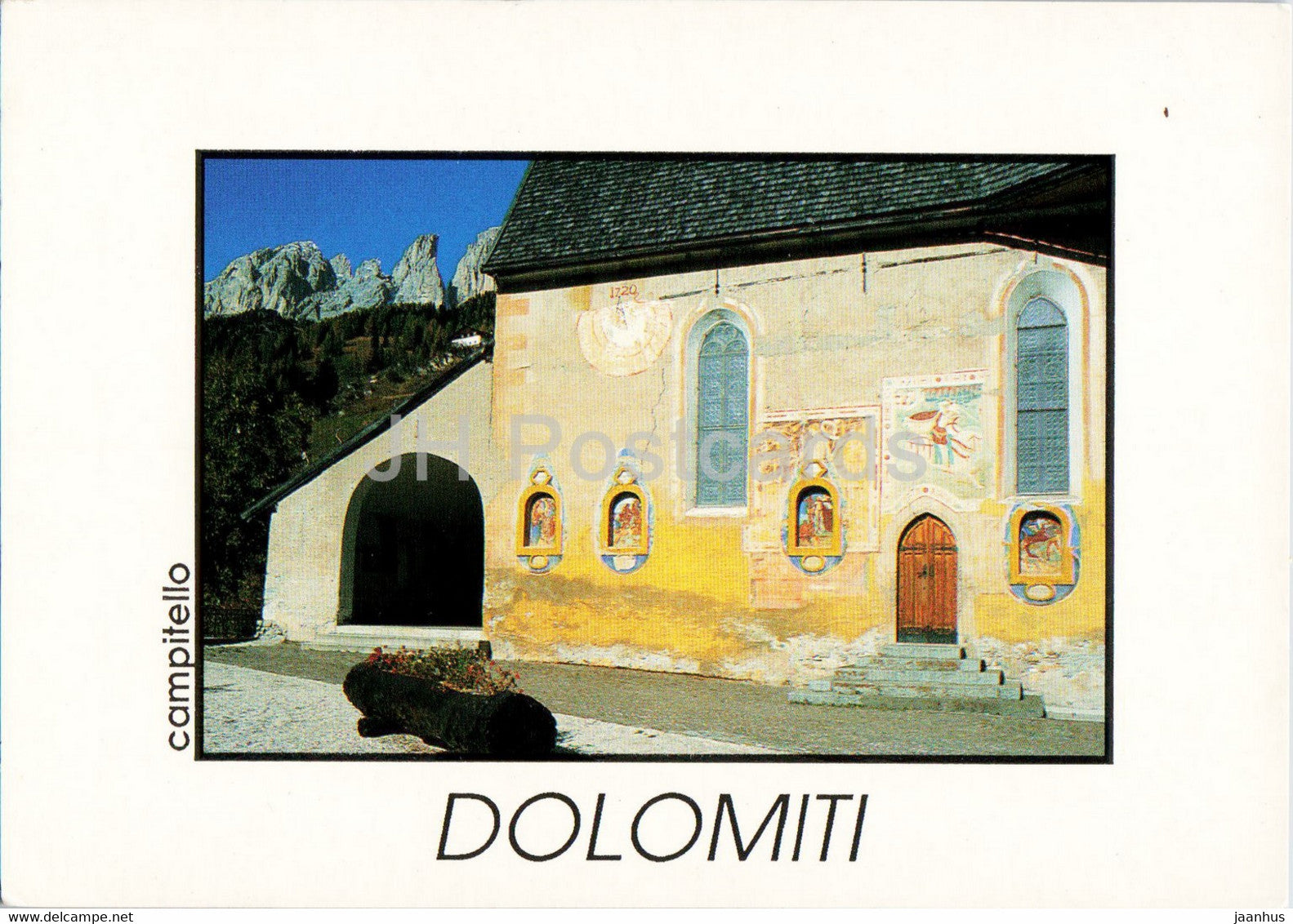 Campitello di Fassa - Dolomiti - house - Italy - unused - JH Postcards