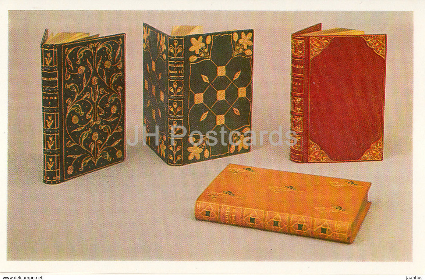 The Hermitage, Leningrad , English Applied Art - Book-covers. Oxford. 1900 - Russia - USSR - 1983 - used - JH Postcards