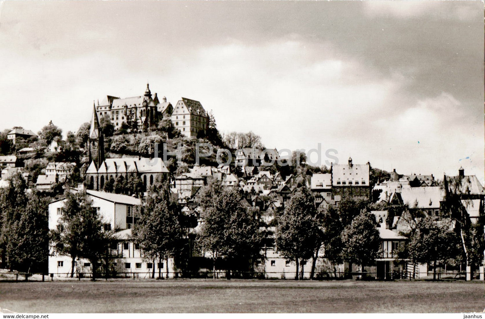 Universitatsstadt Marburg a d Lahn - Landgrafenschloss - Marienkirche - Rathaus - 1965 - Germany - used - JH Postcards