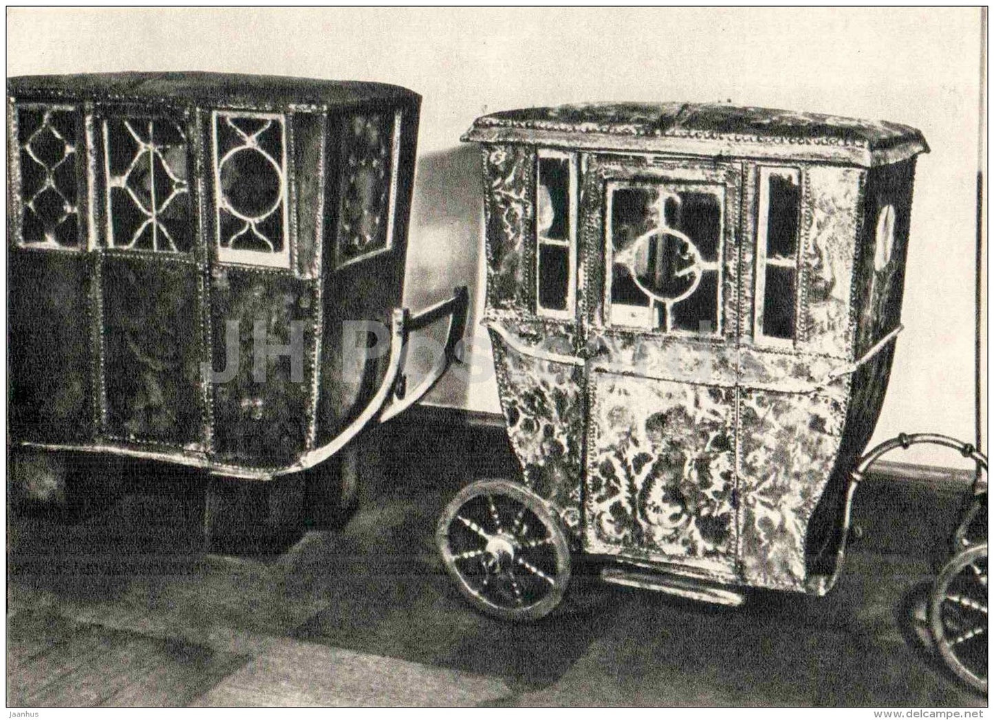 Children´s Carriage of Peter I , XVII century - Armory of the Moscow Kremlin - 1958 - Russia USSR - unused - JH Postcards