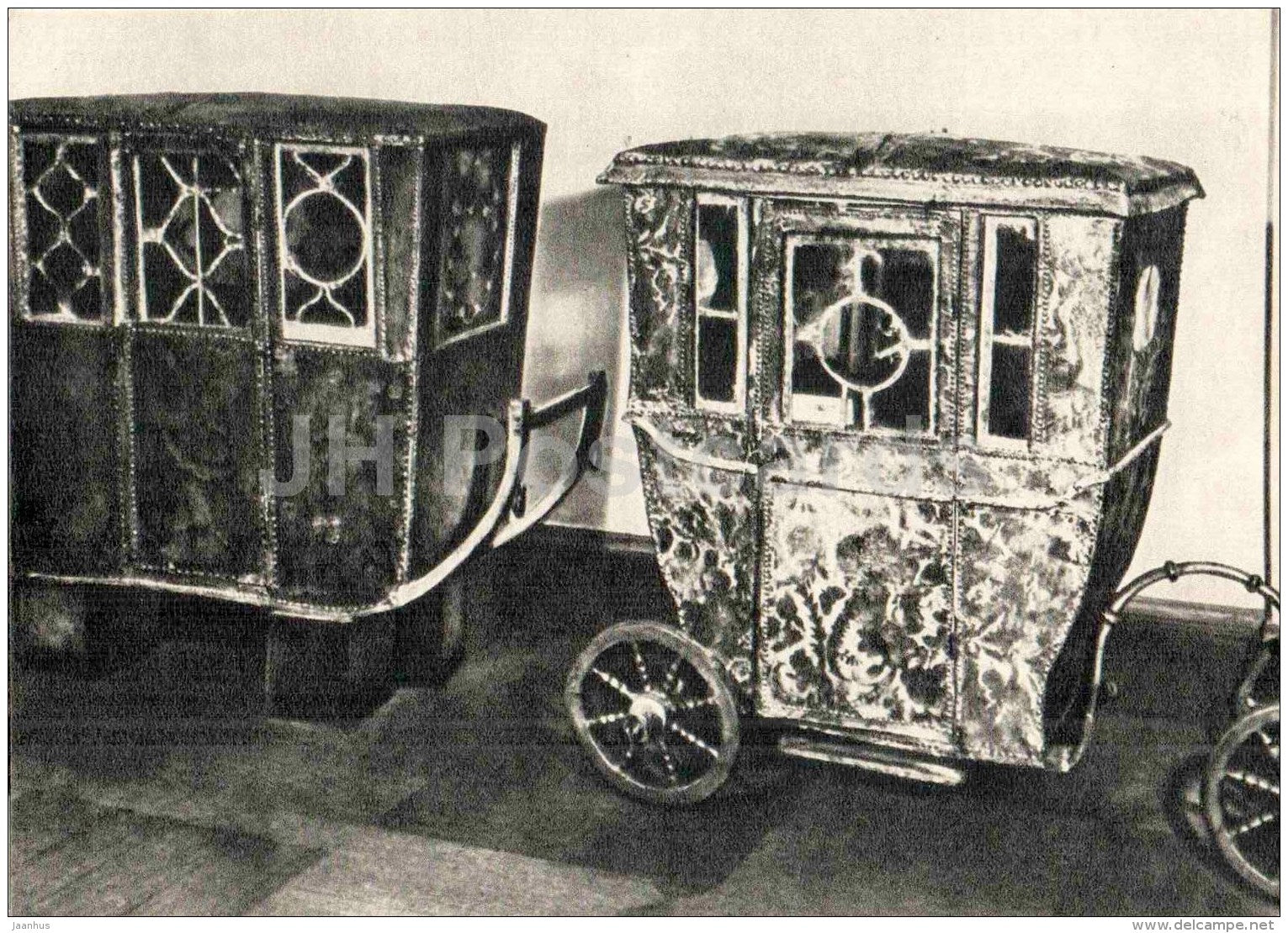 Children´s Carriage of Peter I , XVII century - Armory of the Moscow Kremlin - 1958 - Russia USSR - unused - JH Postcards