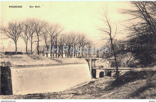 Maubeuge - Der Wall - old postcard - France - unused - JH Postcards