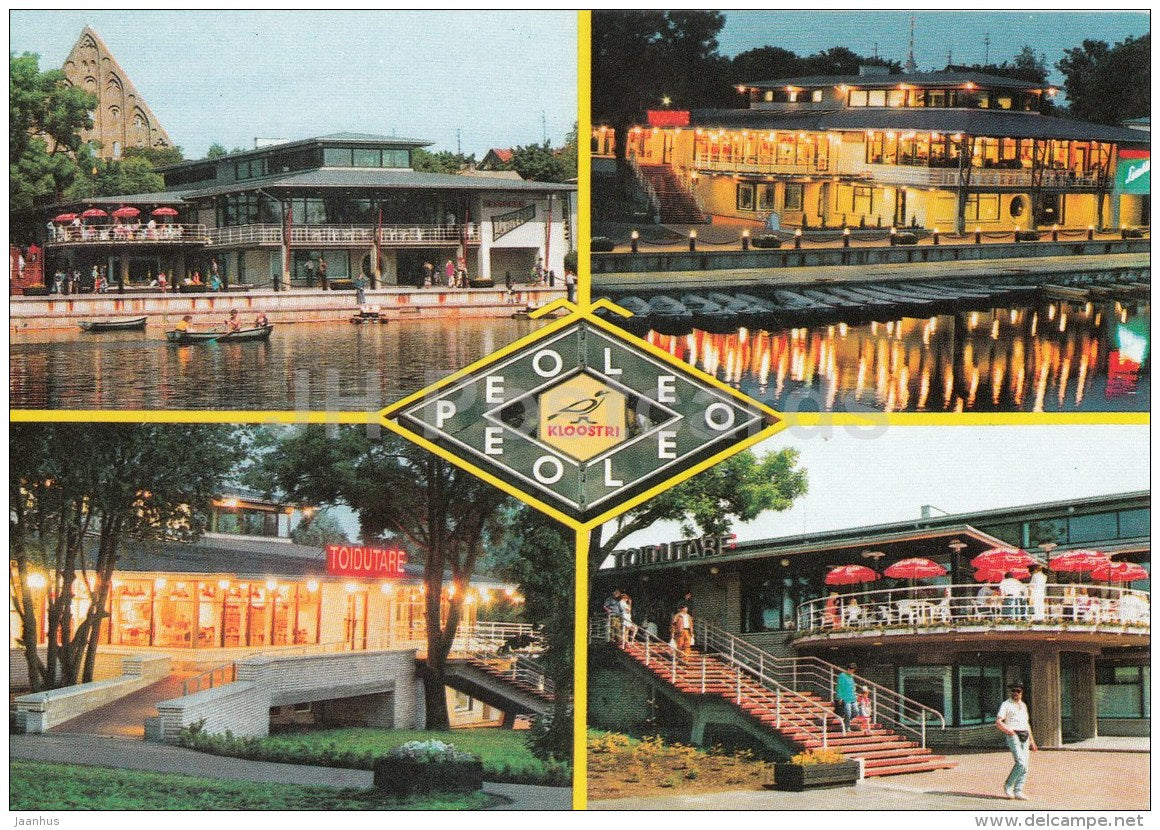 restaurant Lembitu - cafe Anna - Toidutare - Peoleo - Tallinn - 1990s - Estonia - unused - JH Postcards