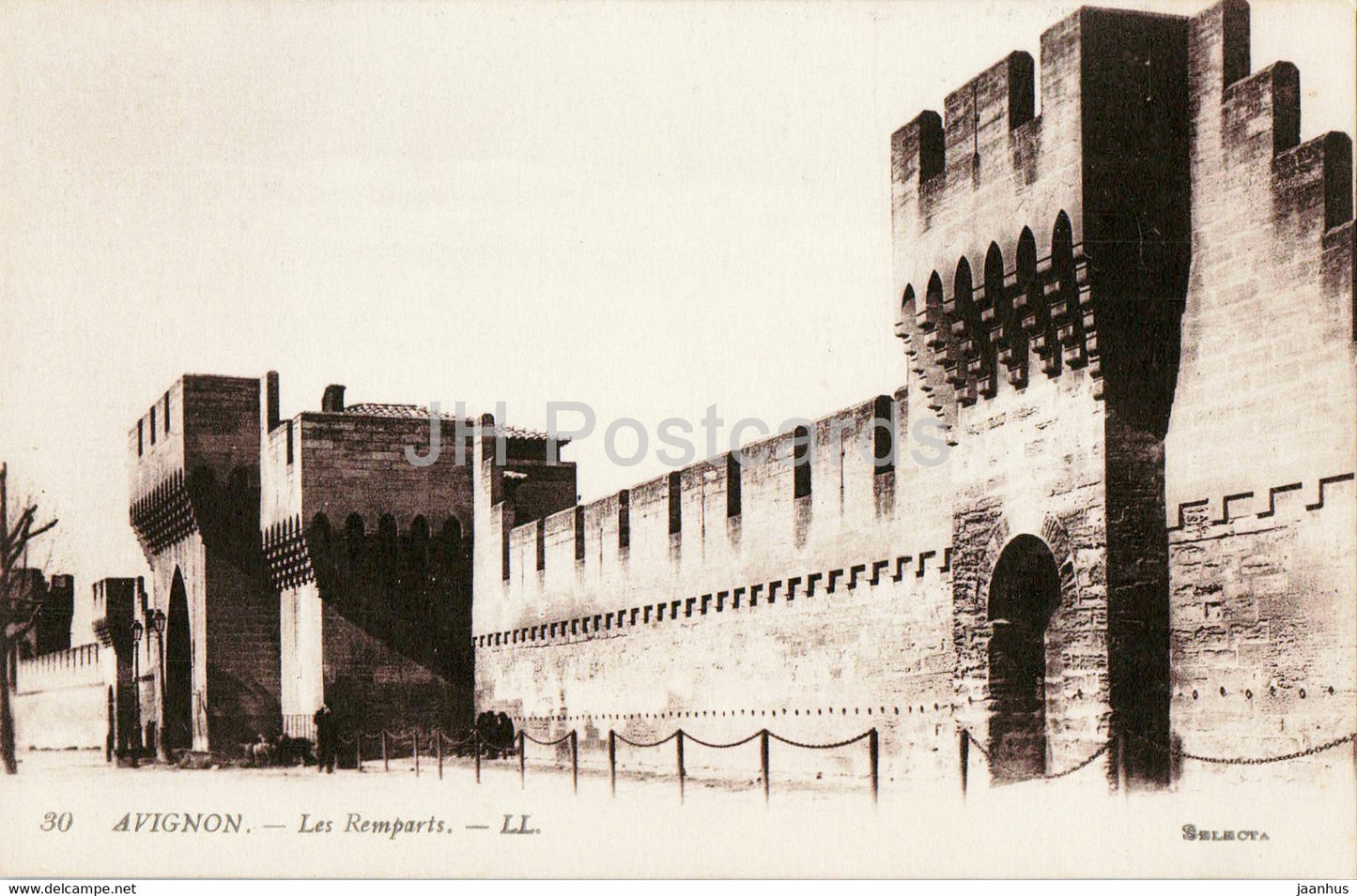Avignon - Les Remparts - 30 - old postcard - France - unused - JH Postcards