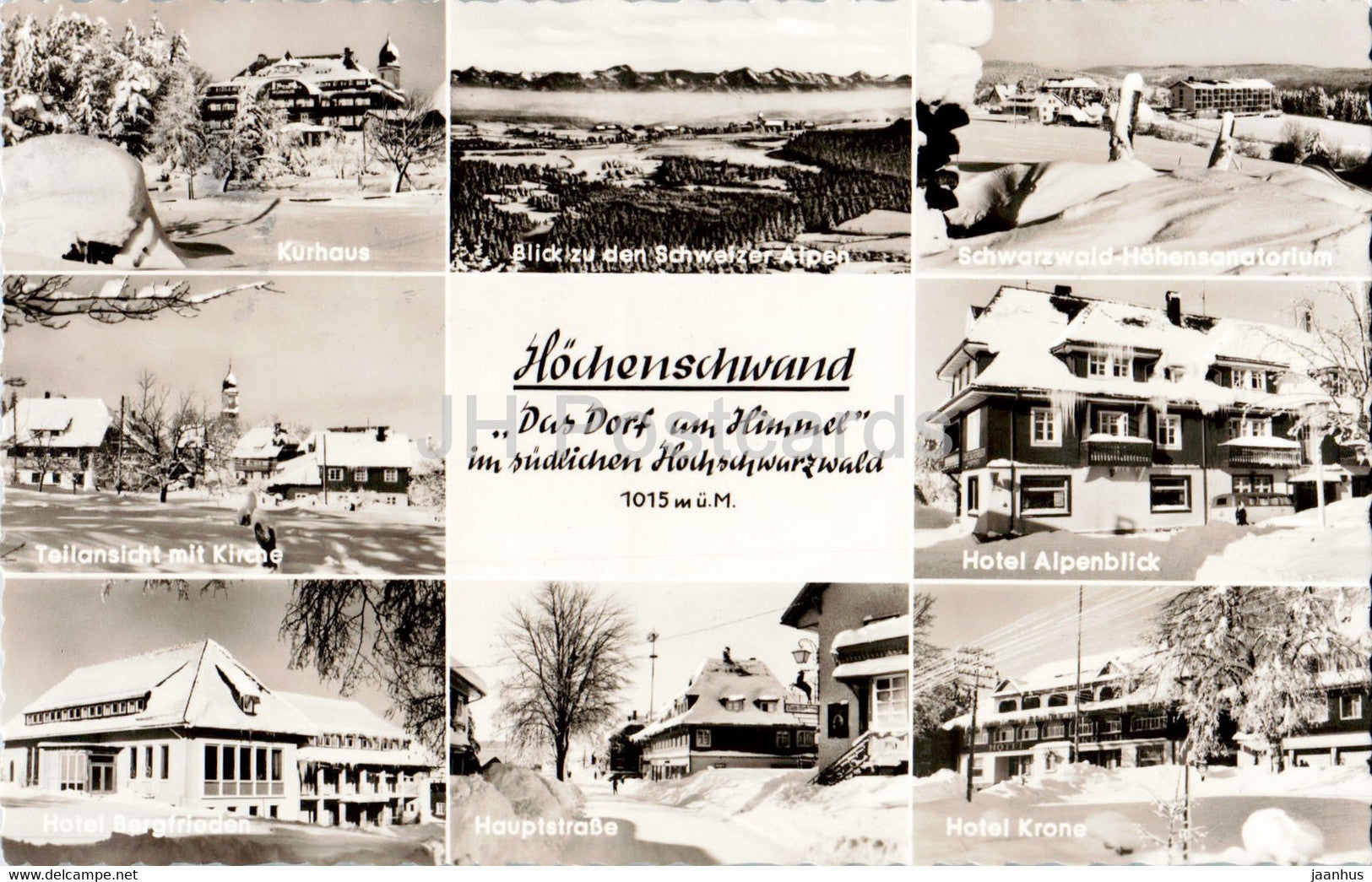 Hochenschwand - Hochschwarzwald - 1961 - Germany - used - JH Postcards