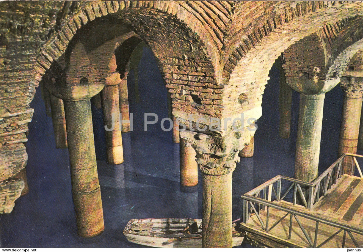 Istanbul - The Underground cistern - 1990 - Turkey - used - JH Postcards