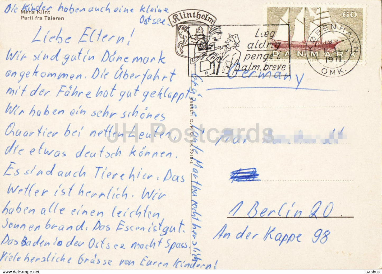 Mons Klint – Taleren – 1971 – Dänemark – gebraucht