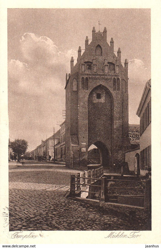 Templin - Muhlen Tor - old postcard - 25626 - 1926 - Germany - used - JH Postcards