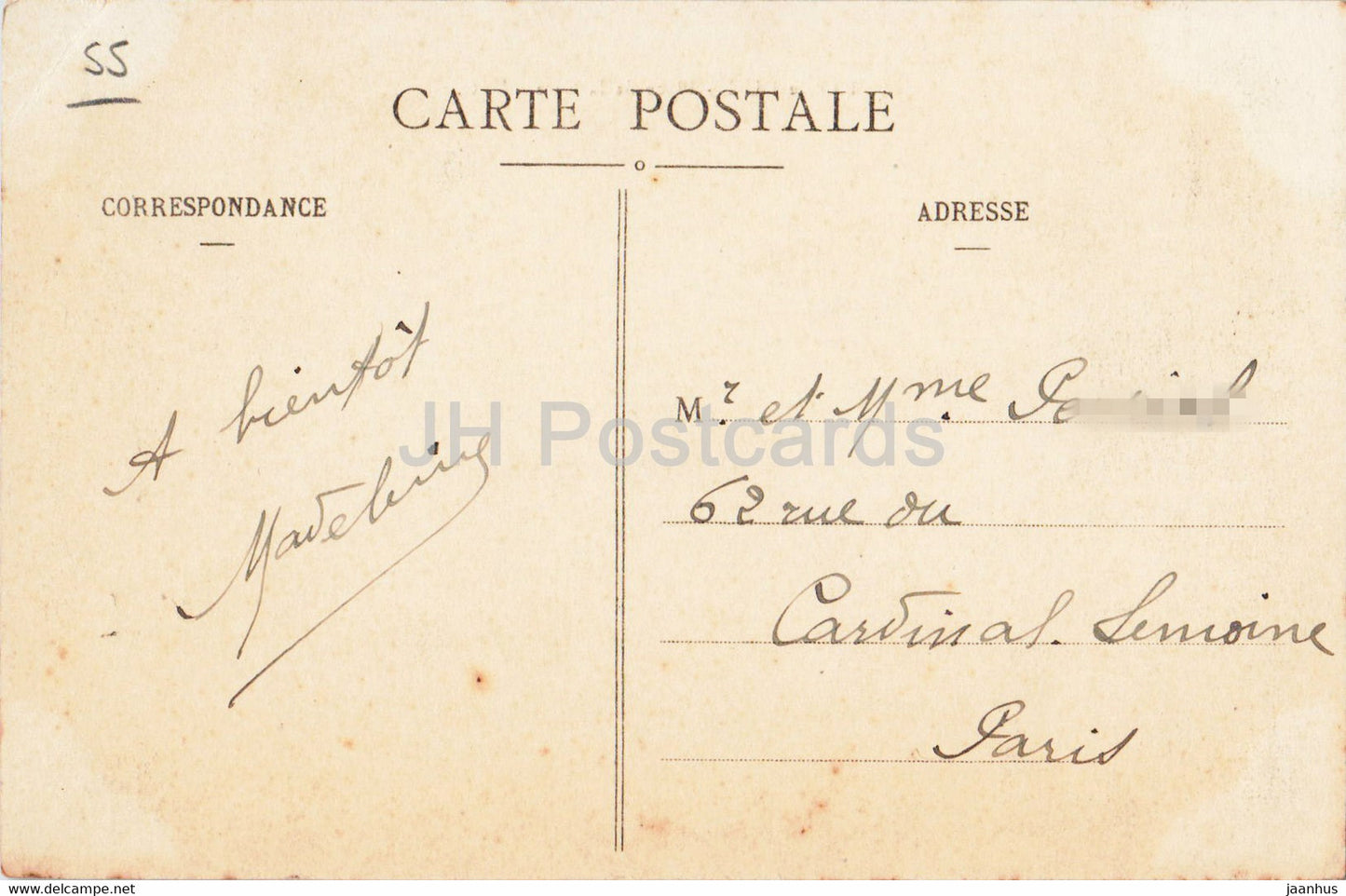 Bar le Duc - Place de la Gare - alte Postkarte - Frankreich - gebraucht