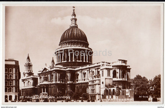 London - St. Paul' s Cathedral - H.9147 - 1952 - United Kingdom - England - used - JH Postcards