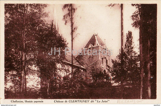 Chateau de Clemtigney dit La Juive - castle - old postcard - France - unused - JH Postcards