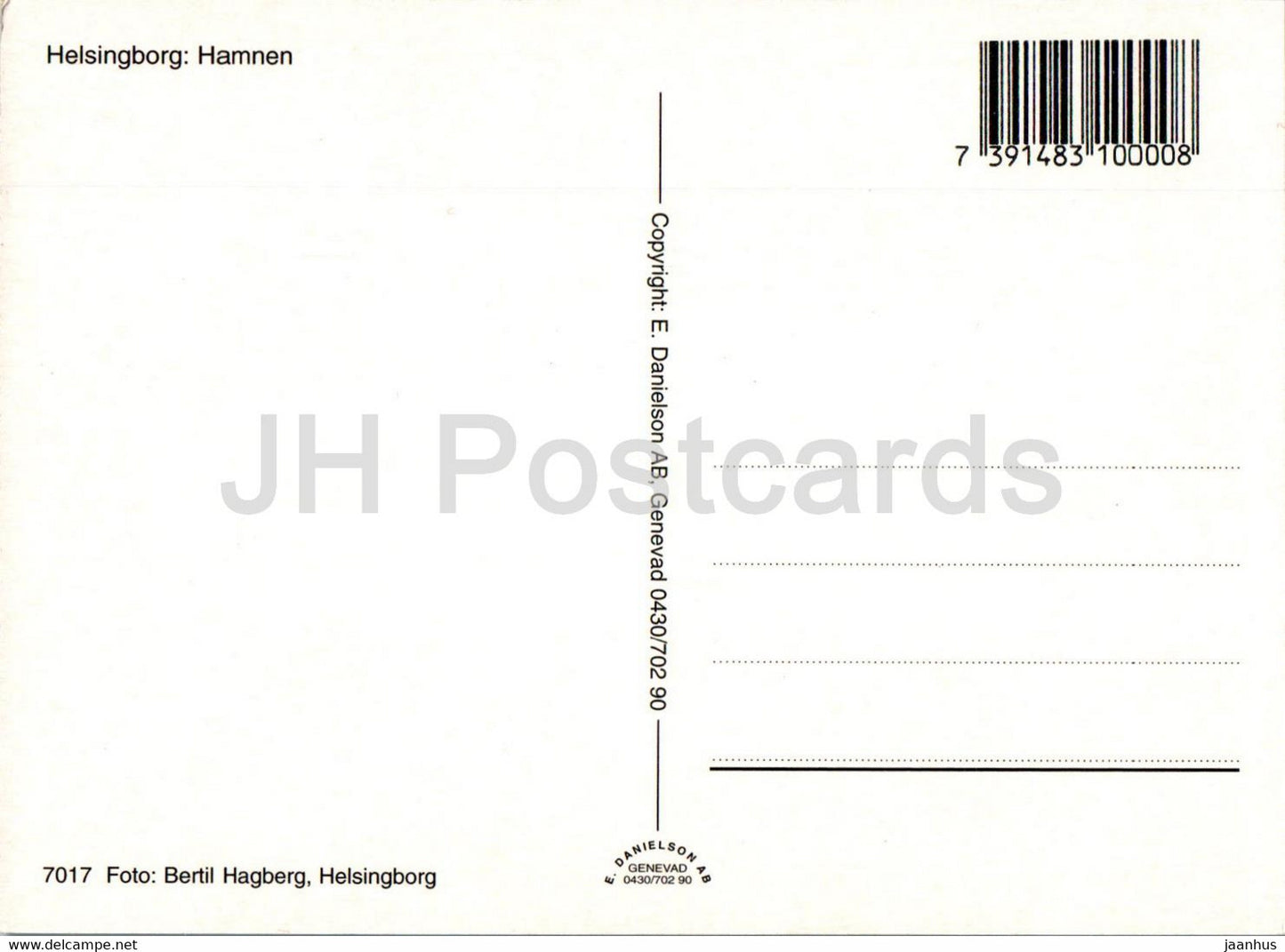 Helsingborg - Hamnen - Schiff - 7017 - Schweden - unbenutzt