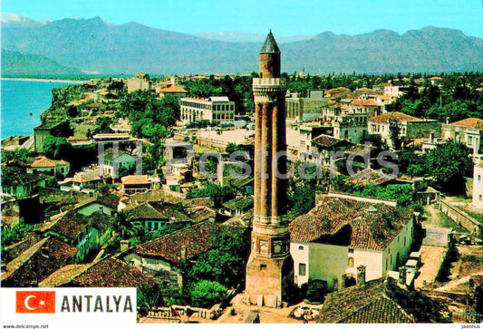 Antalya - The Grooved Minaret - 07/567 - Turkey - unused - JH Postcards