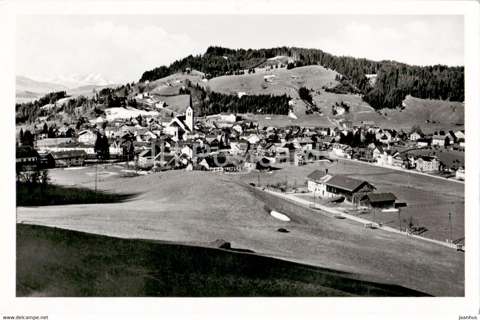 Oberstaufen - Allgau - old postcard - 1950s - Germany - used - JH Postcards