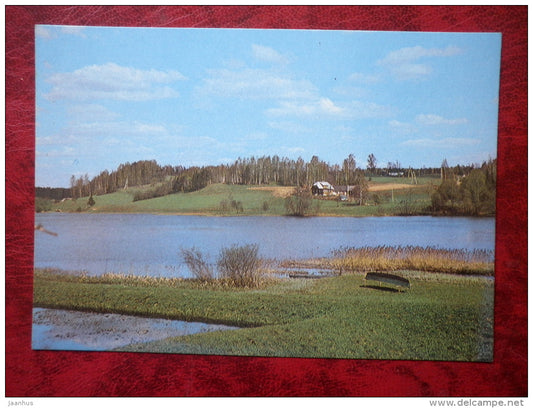 Võrumaa - Rõuge landscape - 1984 - Estonia - USSR - unused - JH Postcards