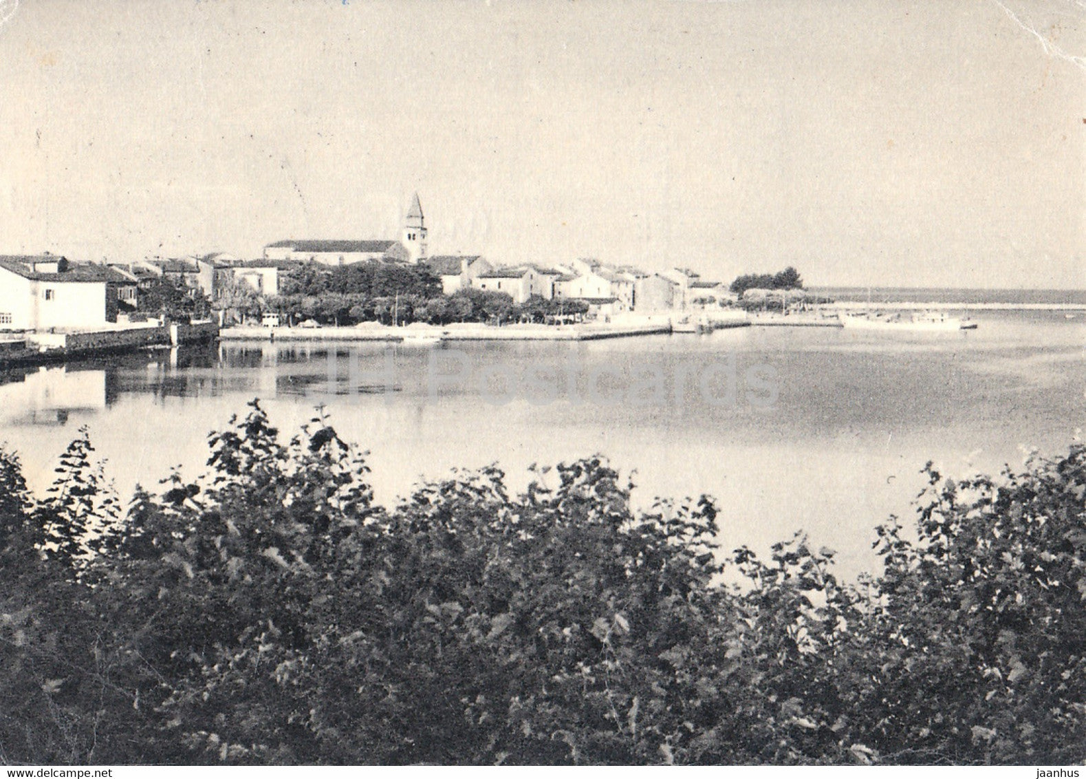 Umag town view - 1958 - Yugoslavia - Croatia - used - JH Postcards