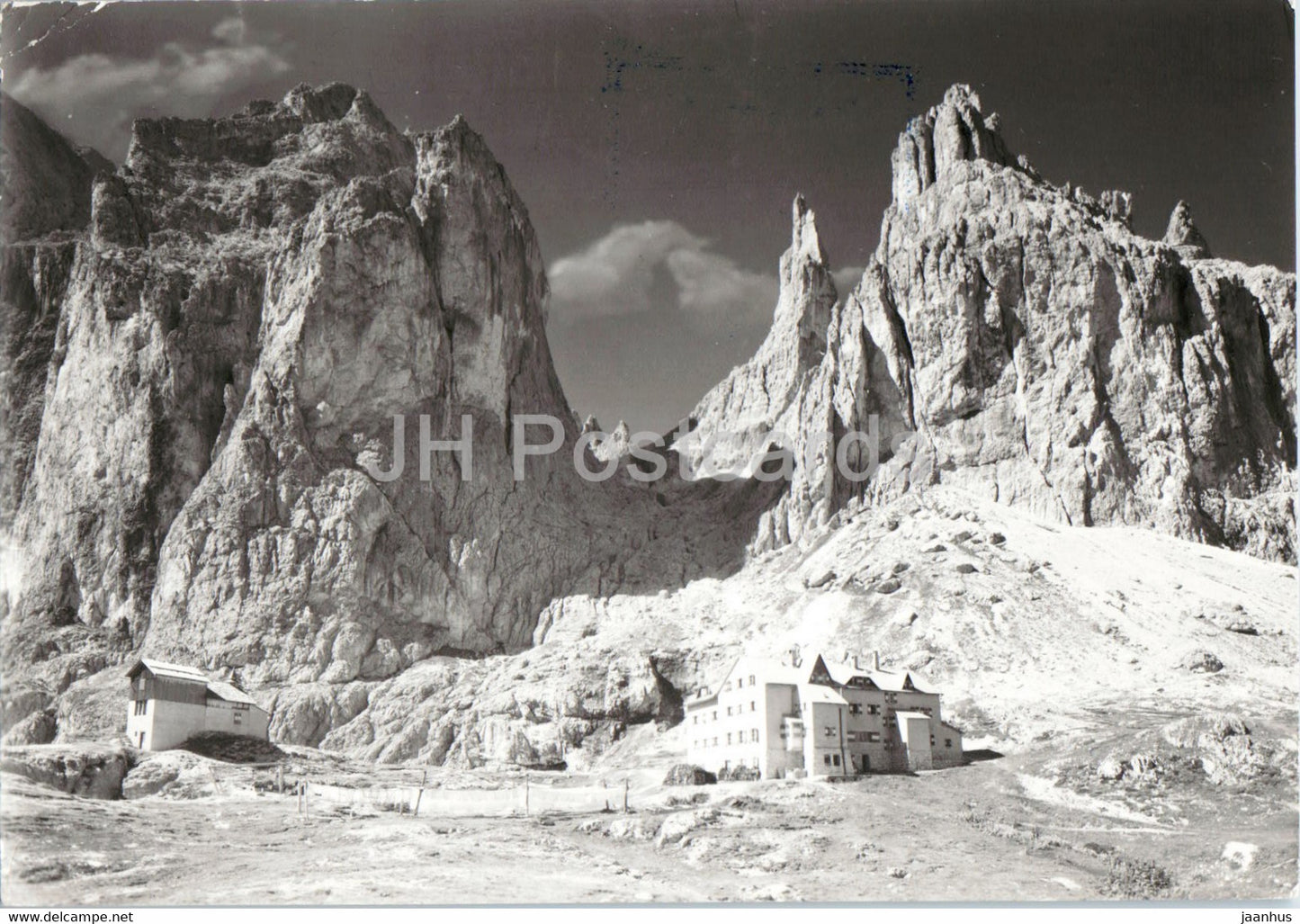 Rifugio Vajolet - Catinaccio - Torri di Vajolet - old postcard - Italy - used - JH Postcards