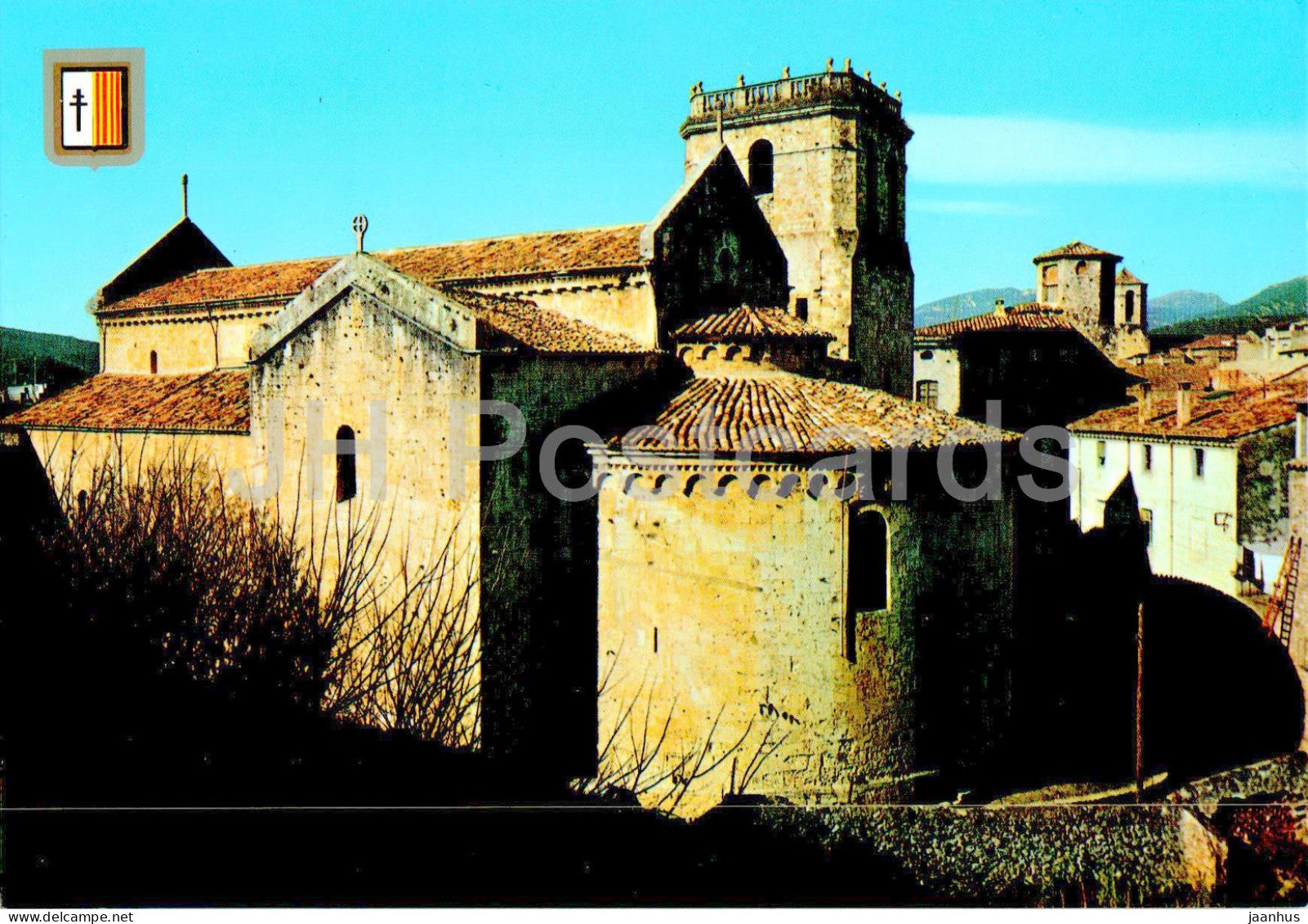Besalu - Comtal Vila - San Pedro's Apsis - 3 - Spain - unused - JH Postcards
