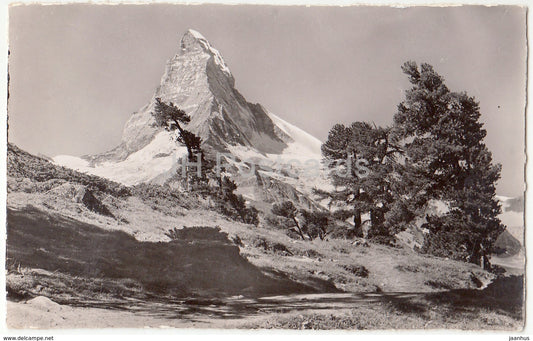 Zermatt - Riffelalp - Matterhorn - Switzerland - 1947 - used - JH Postcards
