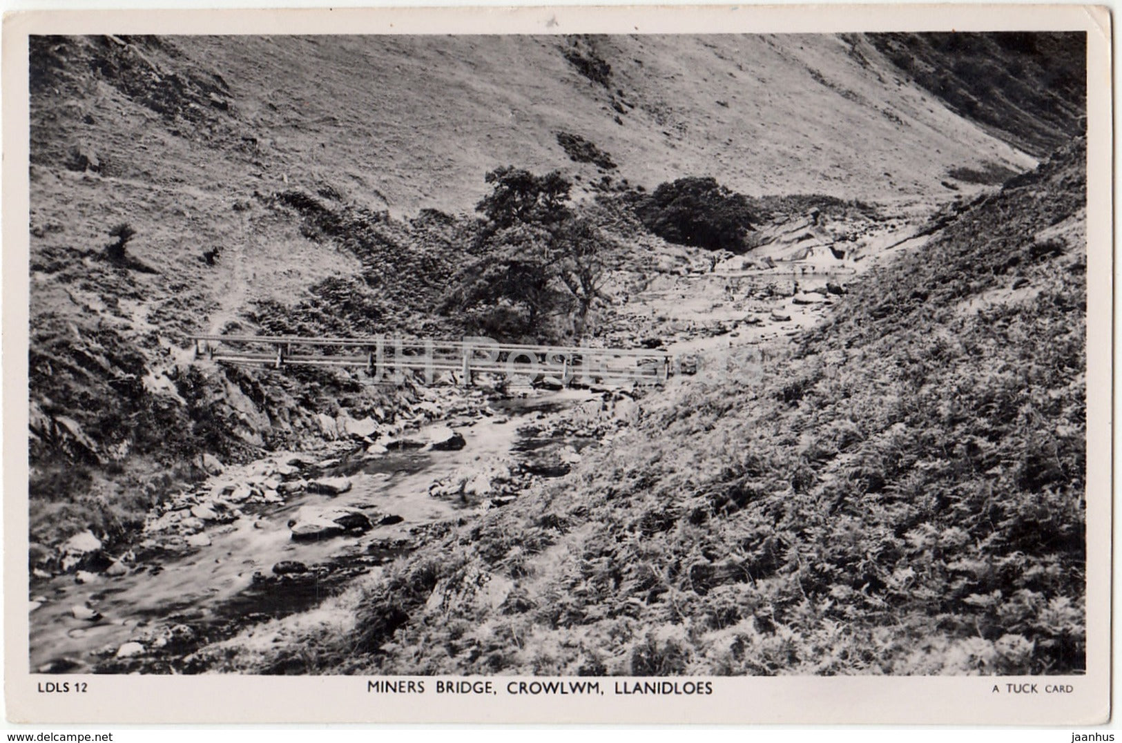 Llanidloes - Crowlwm - Miners Bridge - LDLD 12 - 1952 - United Kingdom - Wales - used - JH Postcards