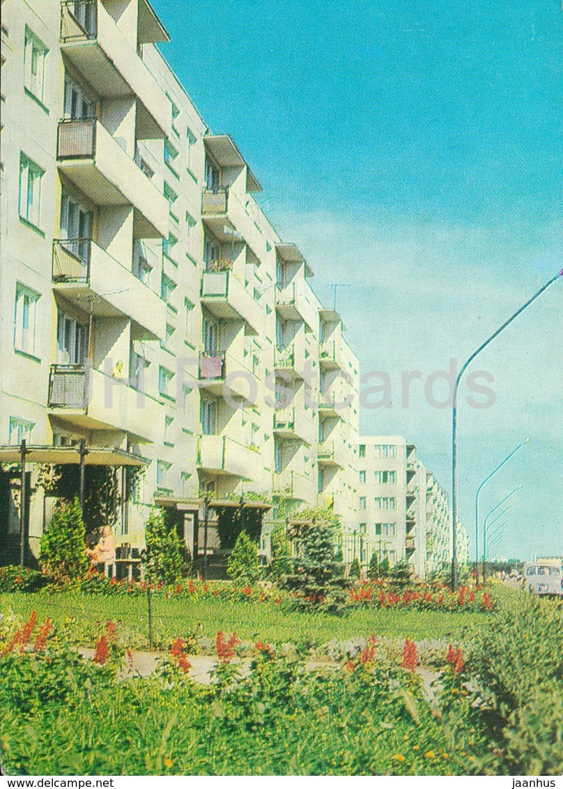 Panevezys - The Tulpes residential District - 1975 - Lithuania USSR - unused - JH Postcards
