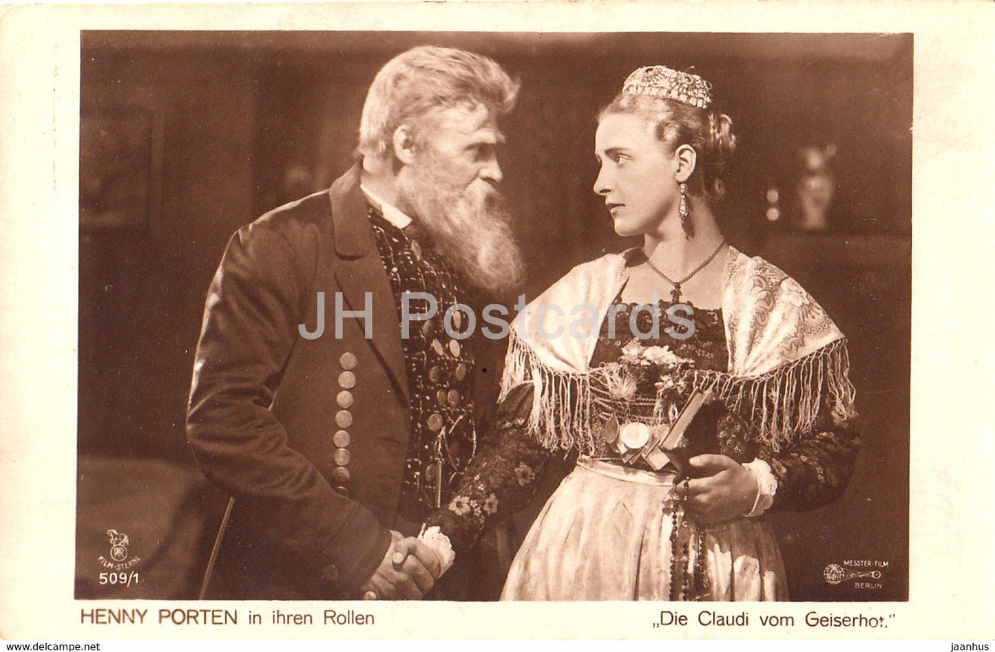 German actress Henny Porten in Ihren Rollen - Die Claudi vom Geiserhof - Film - Movie - Germany - old postcard - unused - JH Postcards