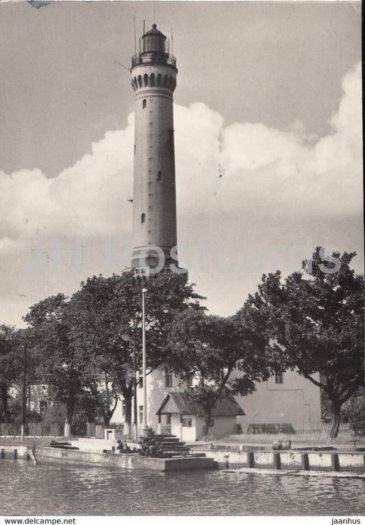 Swinoujscie - lighthouse - 1972 - Poland - used - JH Postcards