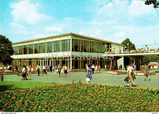 Iga Erfurt - Vor der Zentralgaststatte - Germany DDR - unused - JH Postcards