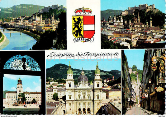 Salzburg die Festspielstadt - 1972 - Austria - used - JH Postcards