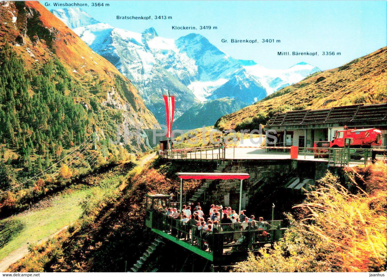 Tauernkraftwerke Kaprun - Larchenwand Schragaufzug - Austria - unused - JH Postcards