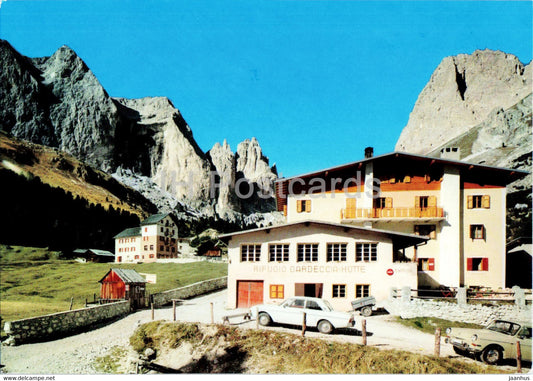 Dolomiti - Rifugio Gardeccia - car - Italy - unused - JH Postcards