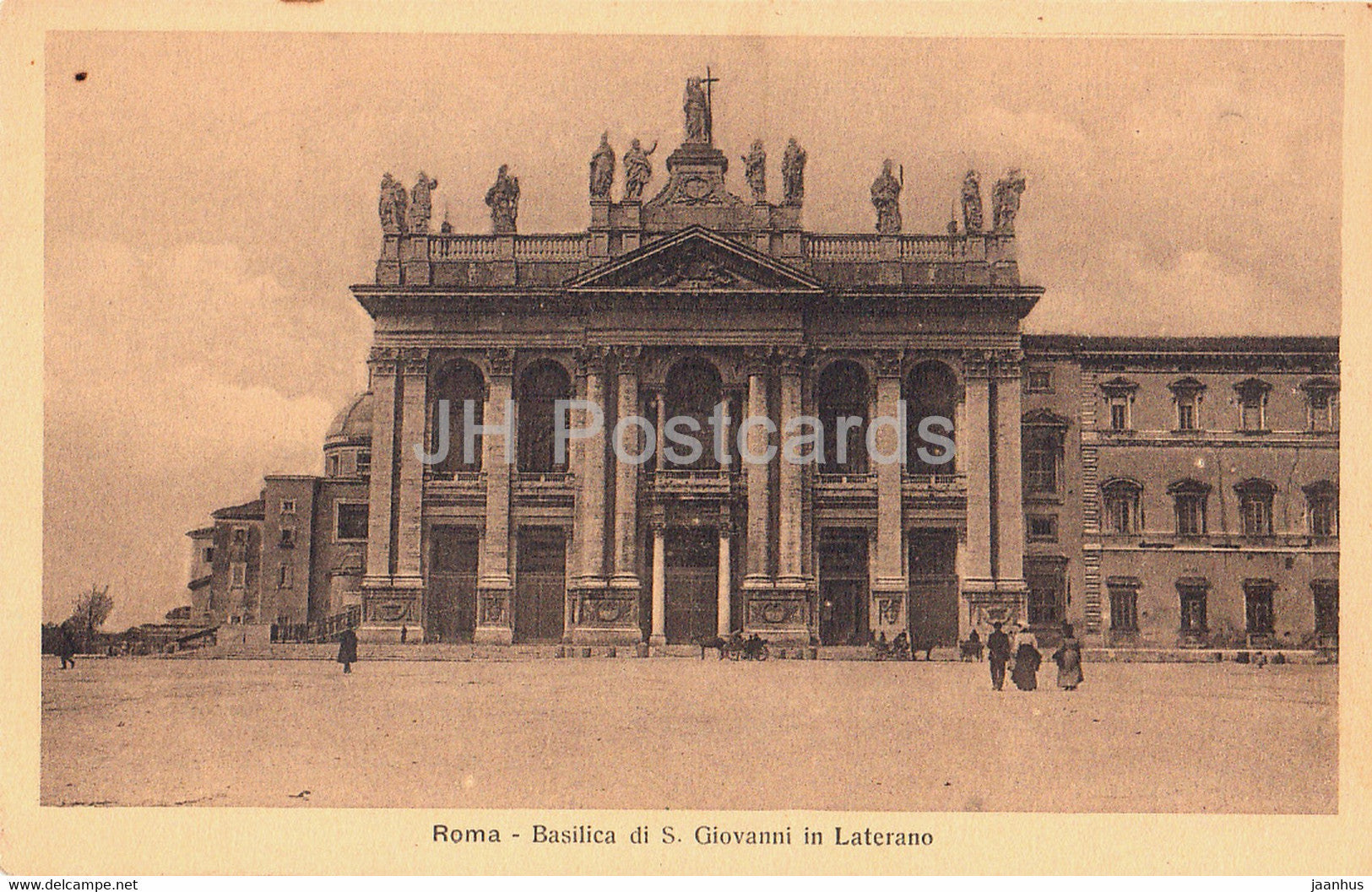 Roma - Rome - Basilica di S Giovanni in Laterano - old postcard - Italy - unused - JH Postcards