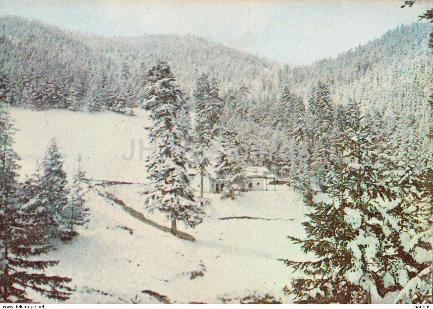 Gumushane - winter view - 1987 - Turkey - used - JH Postcards