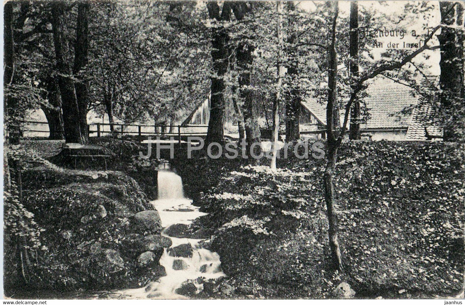 Ilsenburg a H - An der Insel - old postcard - 1911 - Germany - used - JH Postcards