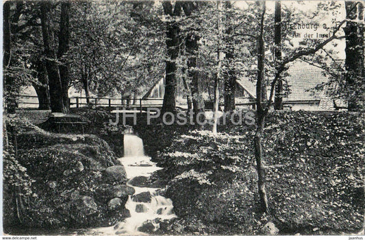 Ilsenburg a H - An der Insel - old postcard - 1911 - Germany - used - JH Postcards