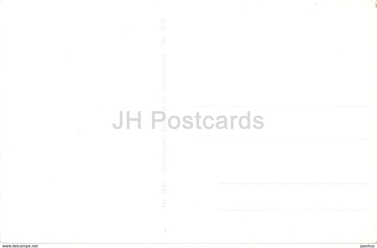 Buhlertal im Schwarzwald - old postcard - Germany - unused