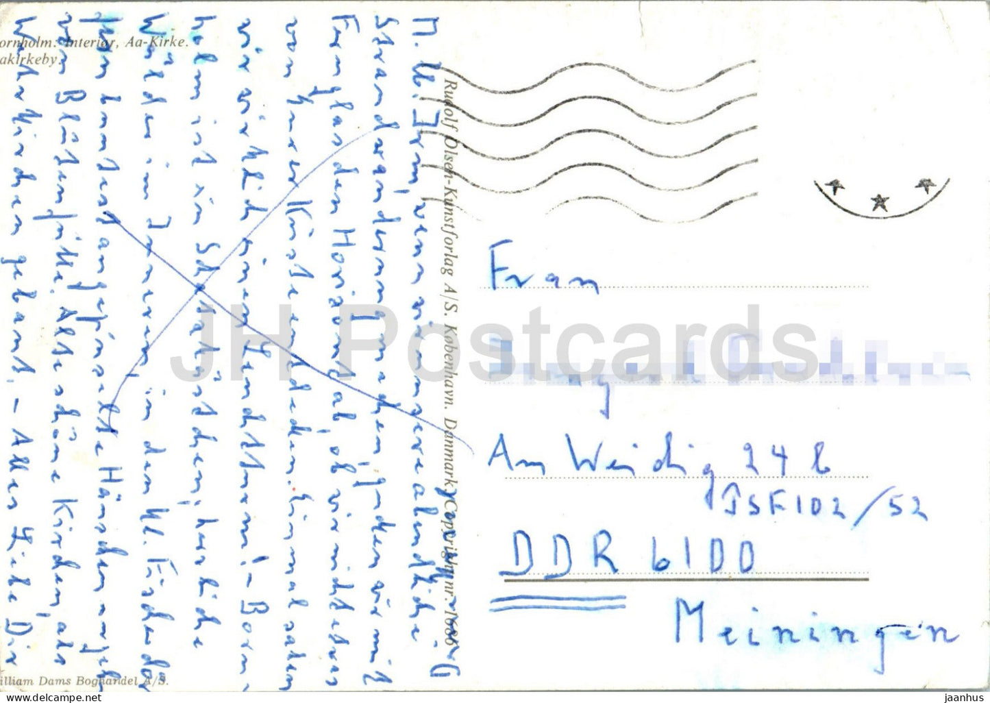 Bornholm - Intérieur - Aa Kirke - Aakirkeby - église - 1686 - Danemark - utilisé 