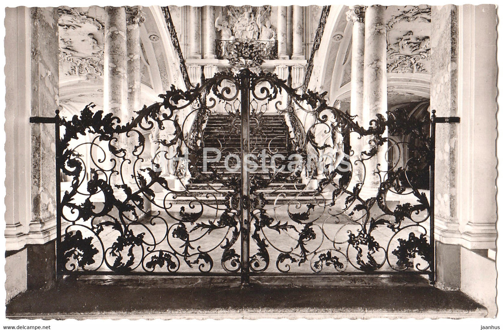 Schloss Augustusburg - Bruhl - Treppenhaus von B. Neumann - castle - Germany - unused - JH Postcards