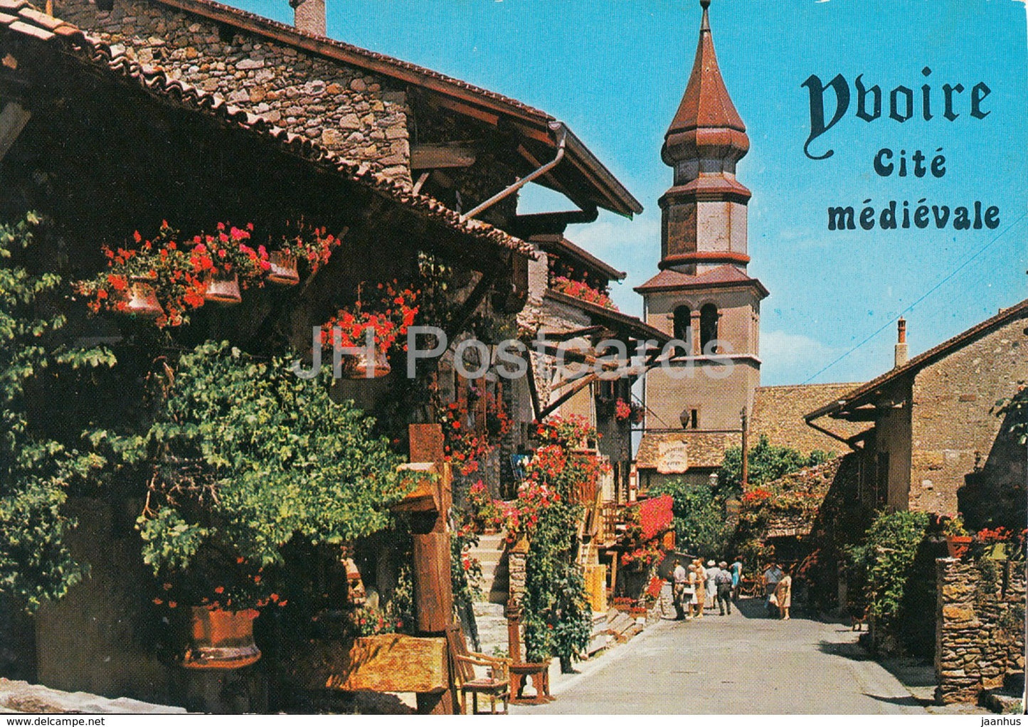 Yvoire - Cite Medievale - Rue de l'Eglise - 4035 - 1978 - France - used - JH Postcards