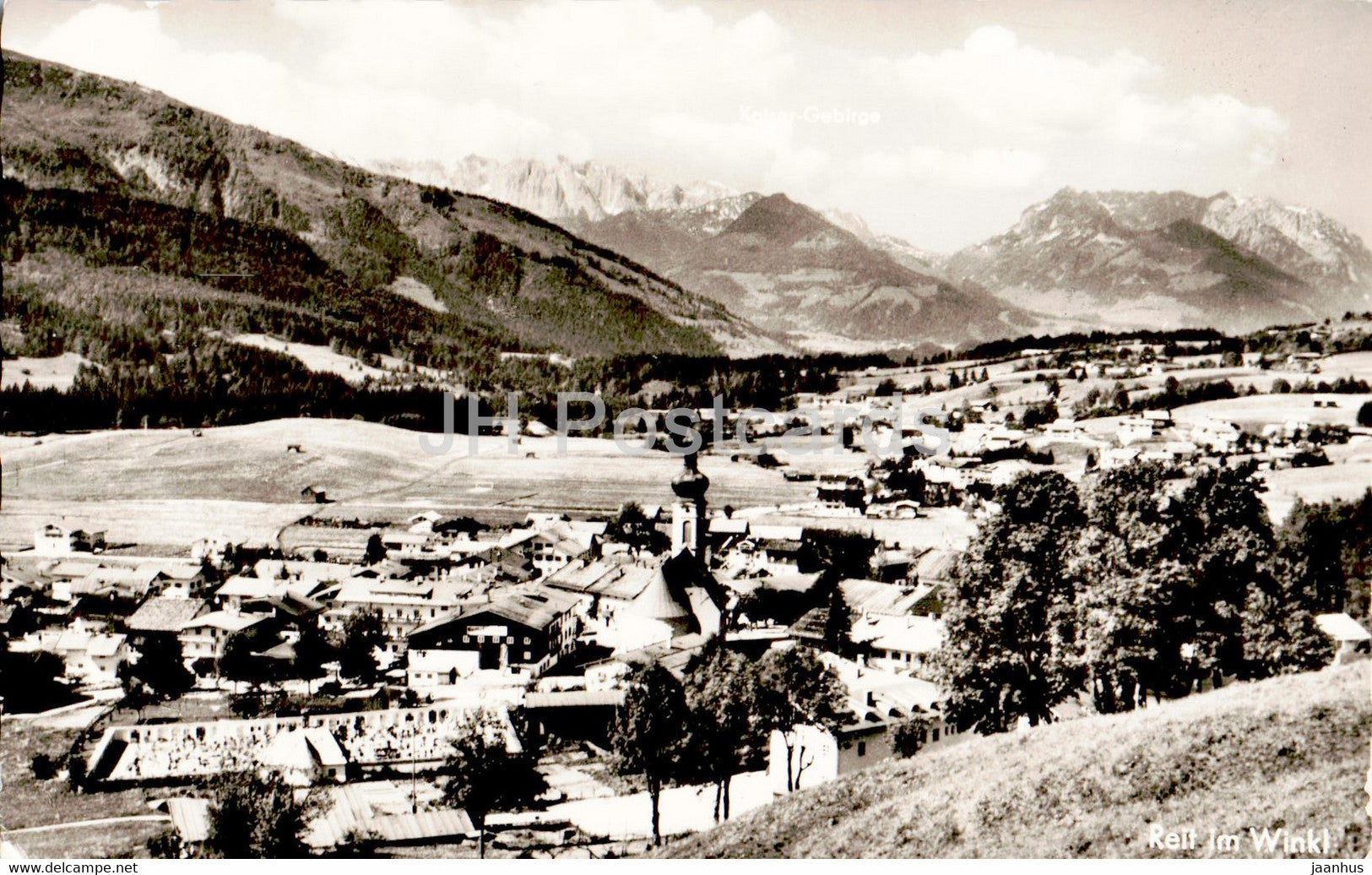 Reit im Winkl gegen Kaisergebirge - 1963 - Germany - used - JH Postcards