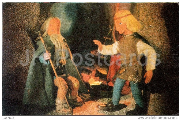 The Northern Frog - Fairy Tales - puppet film - 1974 - Estonia USSR - unused - JH Postcards