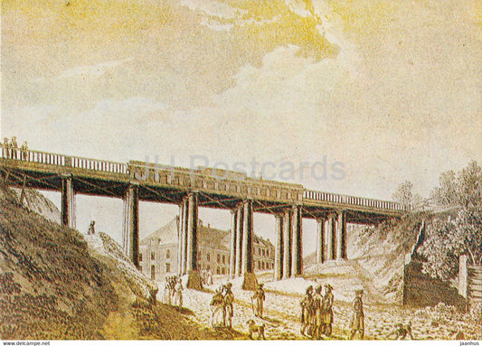 Tartu University - Angel Bridge - by Hagen - 1982 - Estonia USSR - unused - JH Postcards