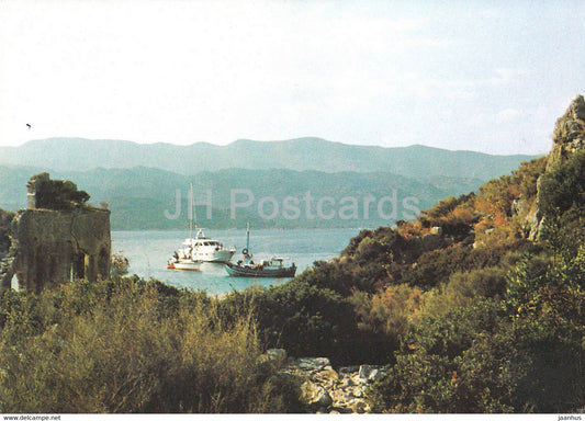 Antalya - Kekova Island - Boatyard Bay - boat - Turkey - unused - JH Postcards