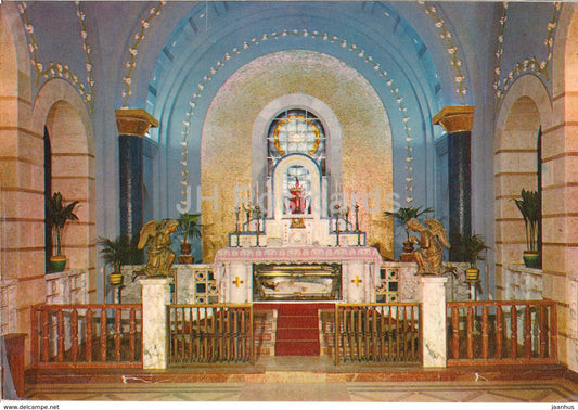 Nettuno - Sanctuary of Our Lady of Graces and St. Maria Goretti - Monumental Chapel - Italy - 1961 - used - JH Postcards