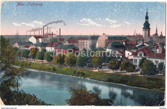 Mor Ostrova - old postcard - 1919 - Czech Republic - unused - JH Postcards