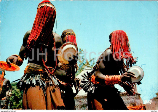 Danseuses du Waddai - Republique du Chad - Wadai Dancers - folk costume dance - 5432 - Chad - used